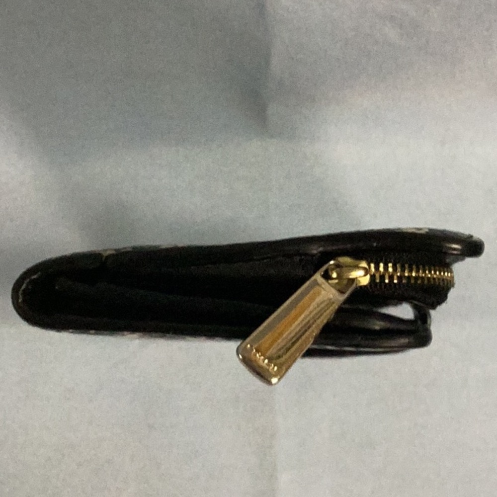 Coach Black And White Exotic Python Wallet - image 6